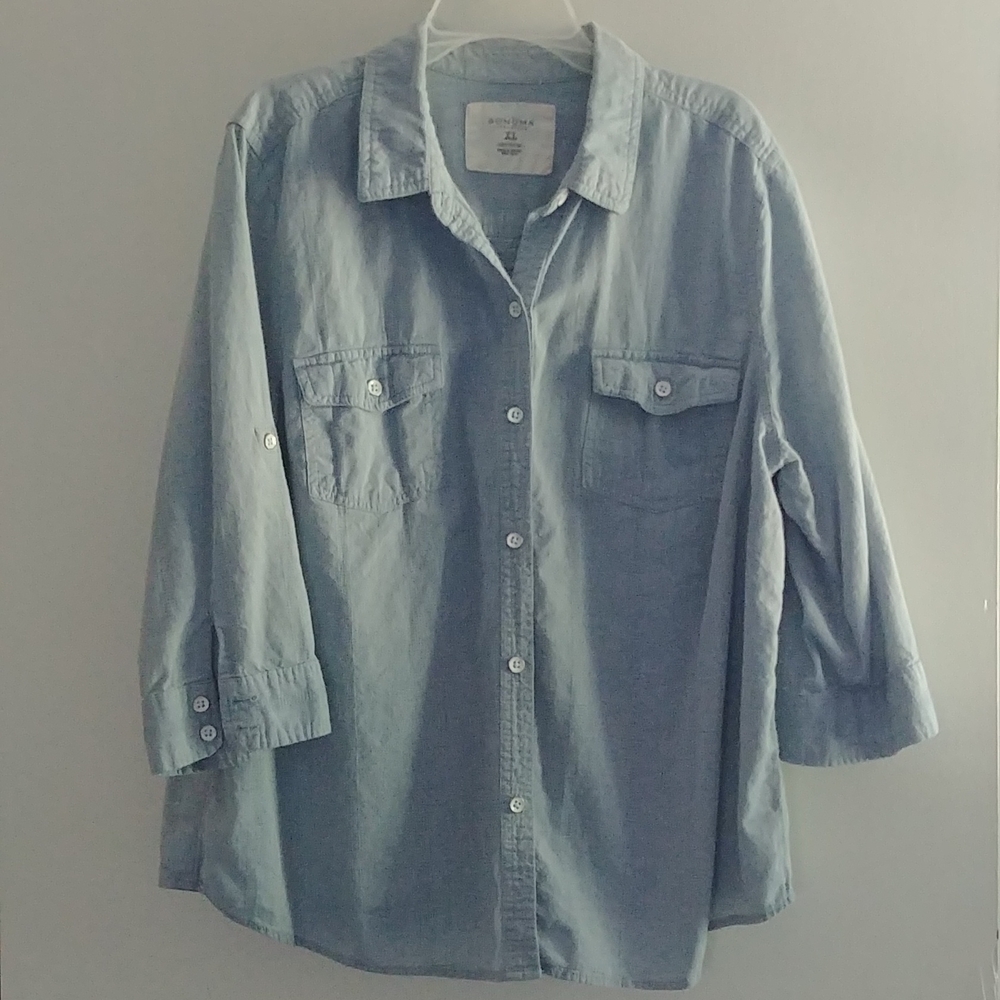 Sonoma blue cotton shirt